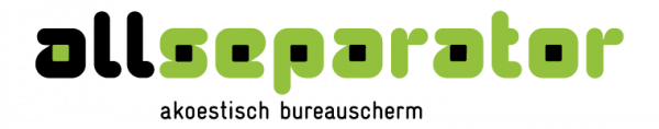 Allseparator® akoestisch bureauscherm